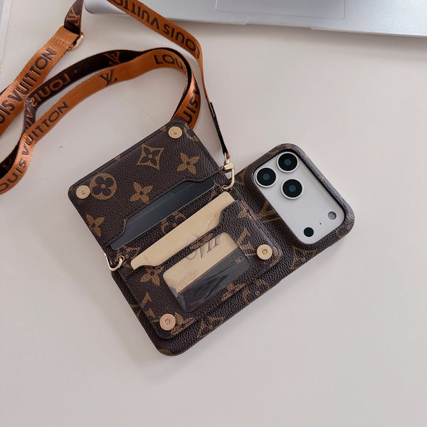 Luxury Series 3.0: Multi-Function Leather Wallet iPhone Case