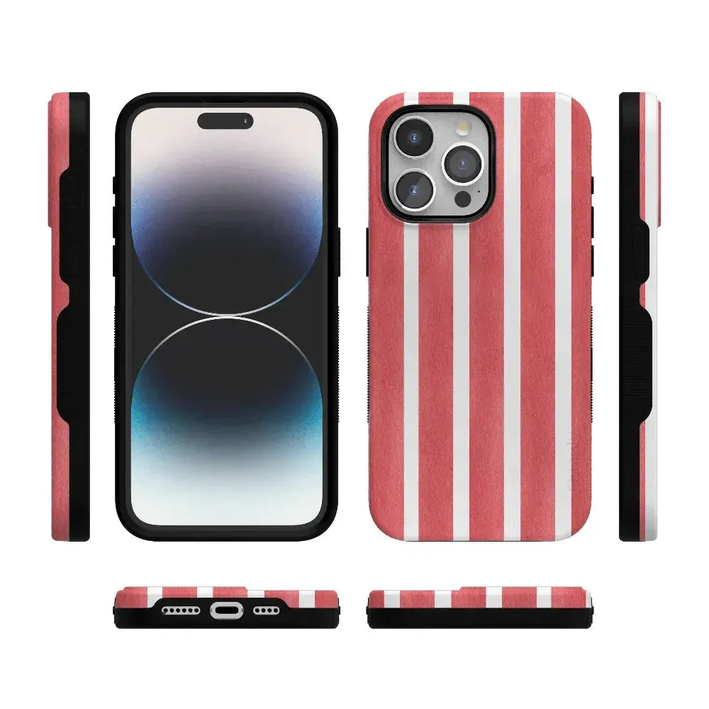East Coast Summer | Red Stripes Case