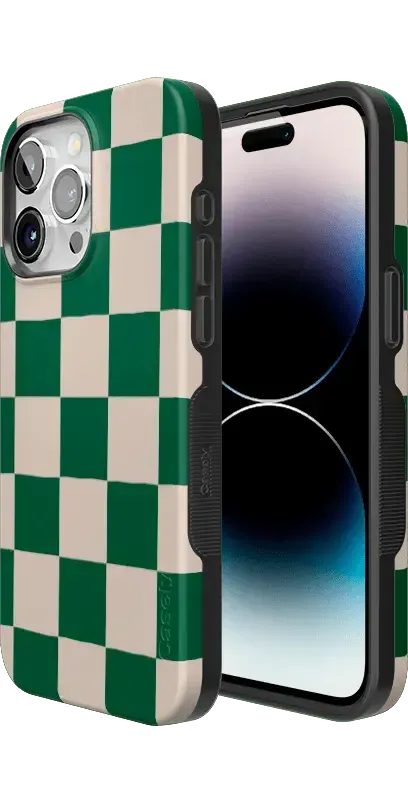 Fit Check | Green Checkerboard Case