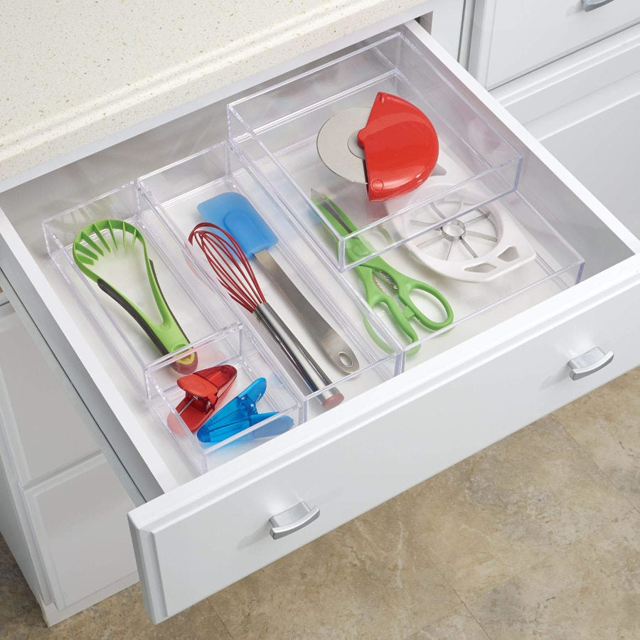 Clear Stackable Organizer Tray