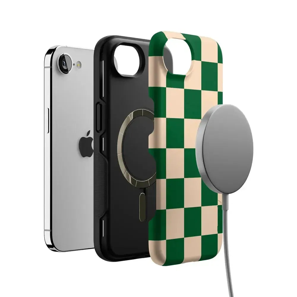 Fit Check | Green Checkerboard Case