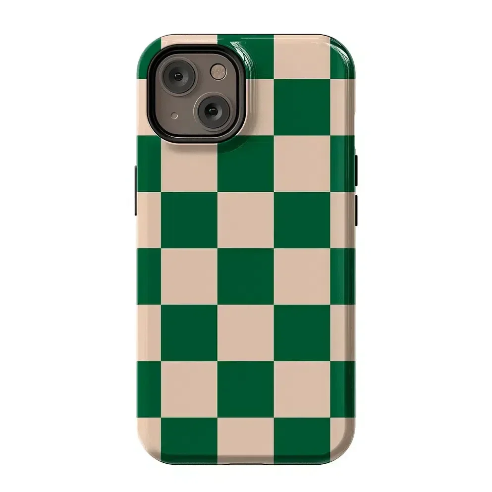 Fit Check | Green Checkerboard Case