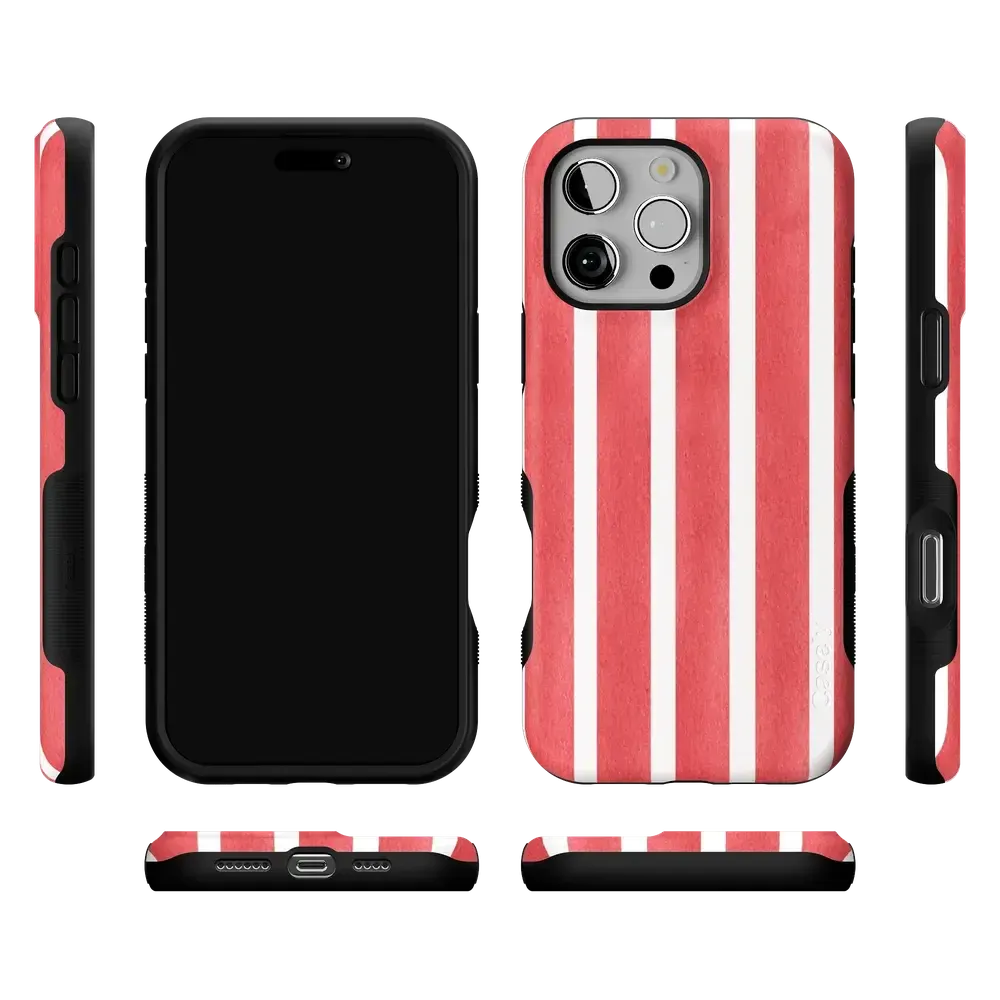 East Coast Summer | Red Stripes Case