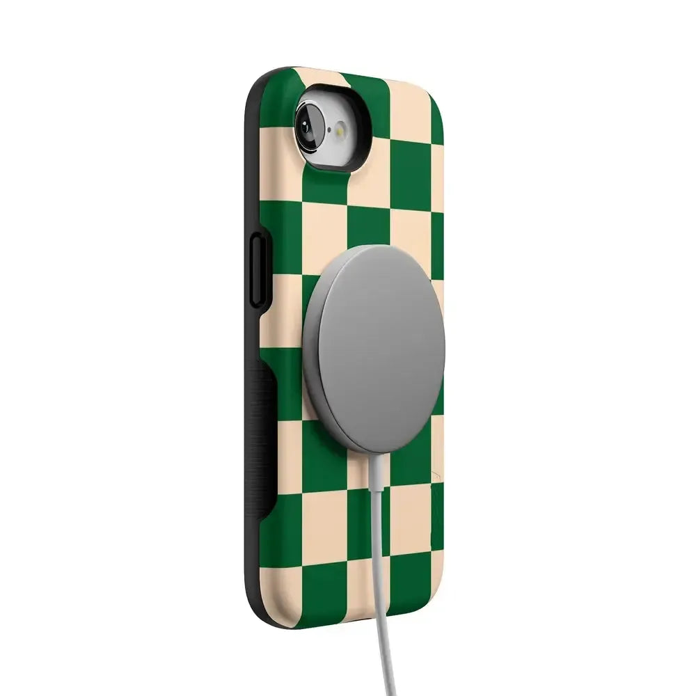 Fit Check | Green Checkerboard Case