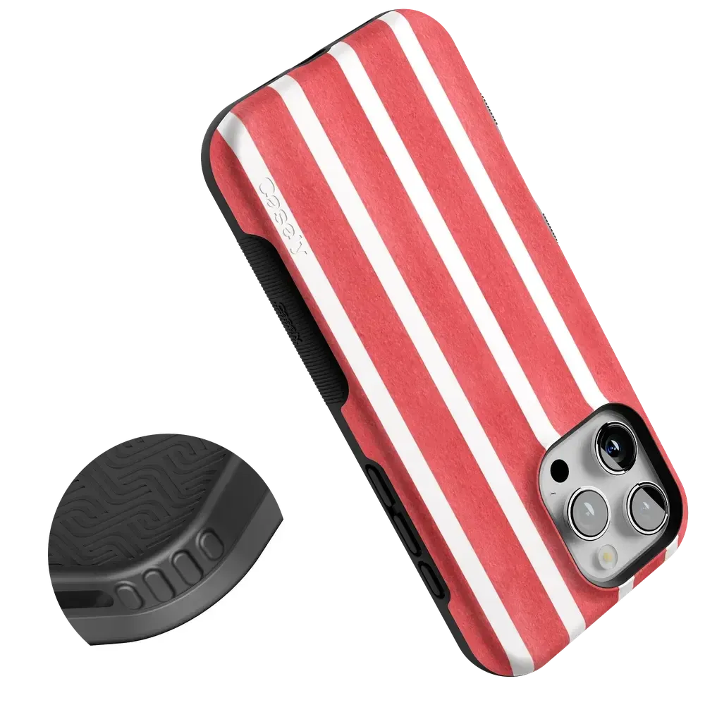 East Coast Summer | Red Stripes Case