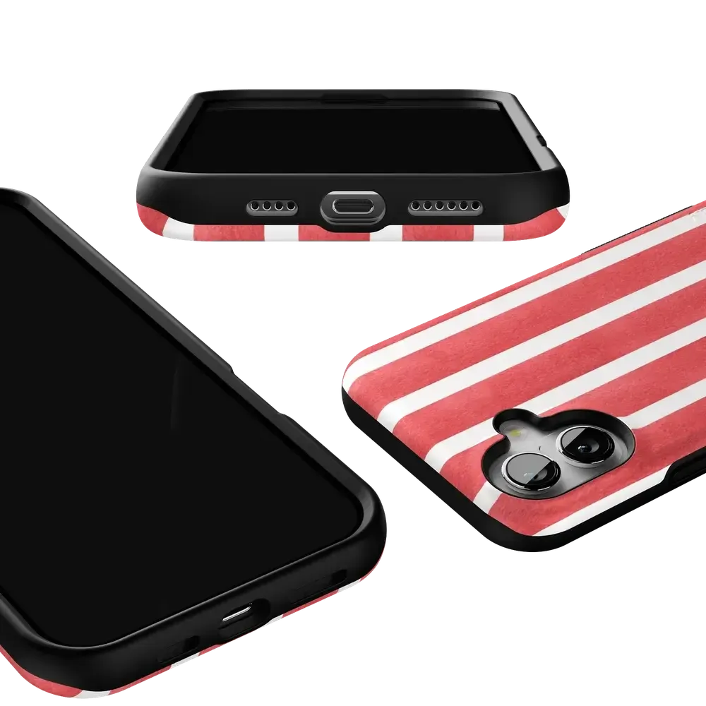 East Coast Summer | Red Stripes Case