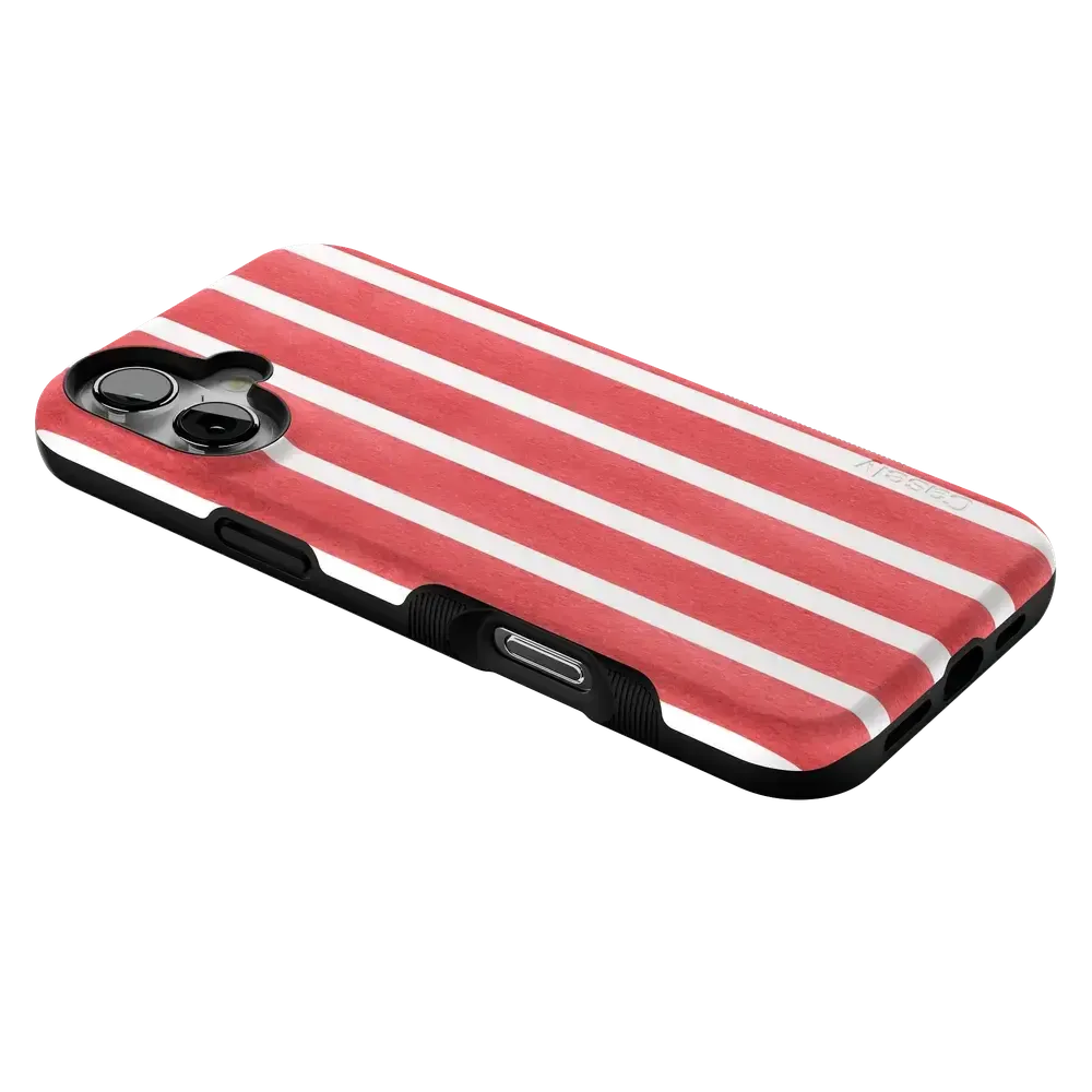 East Coast Summer | Red Stripes Case