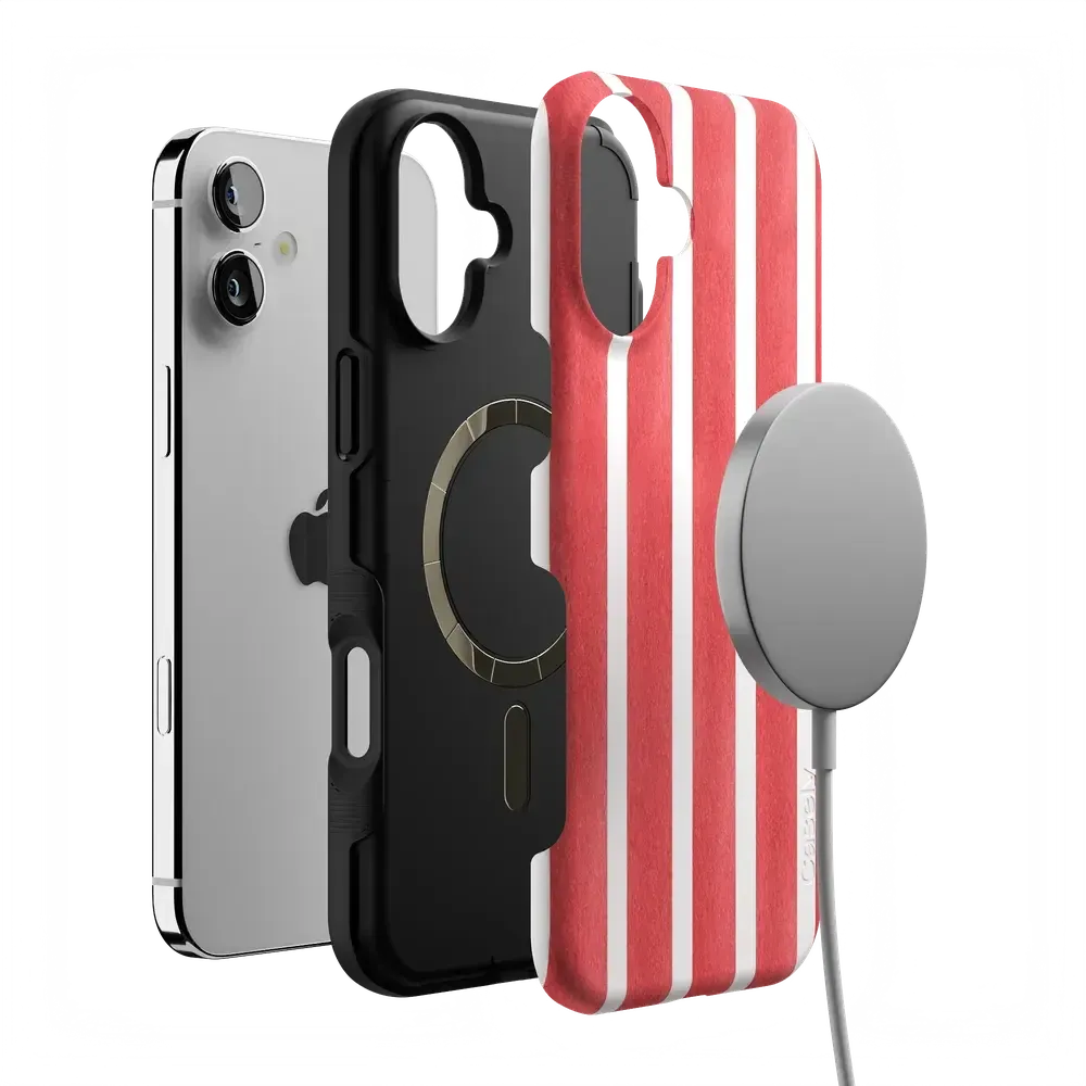 East Coast Summer | Red Stripes Case